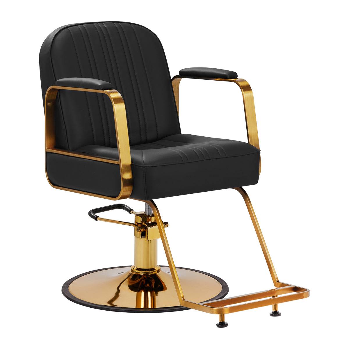 Gabbiano Acri hairdressing chair gold – black