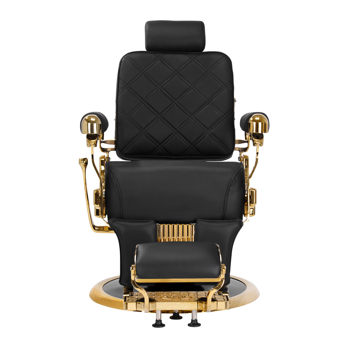 Barber chair Gabbiano Leonardo Gold Black