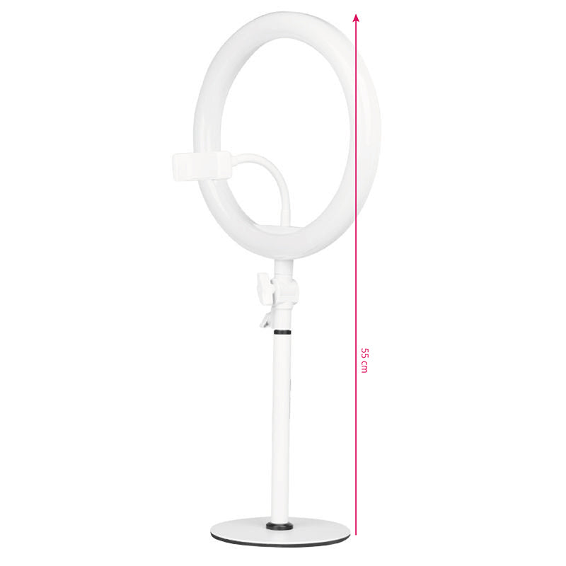 Lampe ring light 10" 8w led weiß