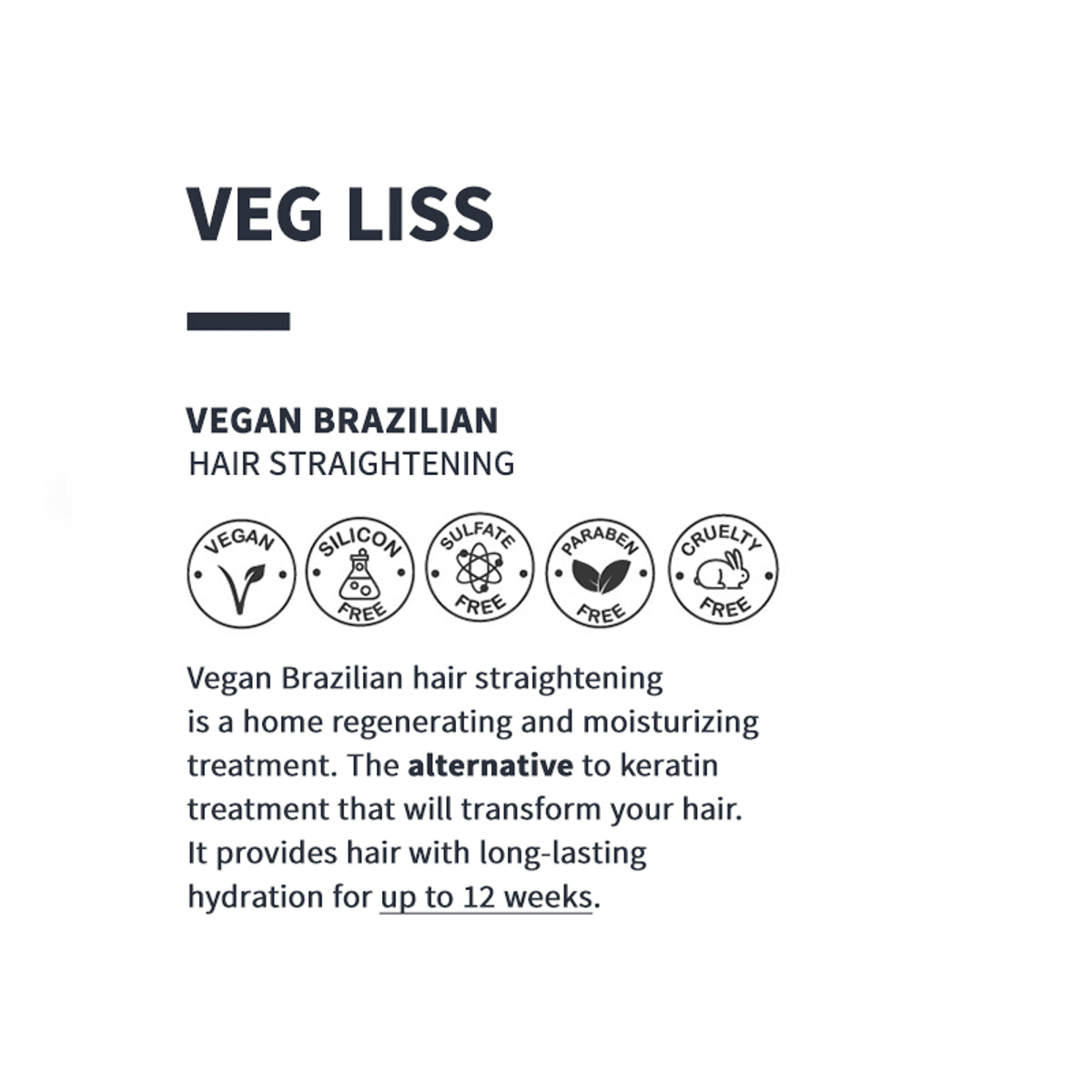 ALTERLOOK PROFESSIONAL VEG LISS Vegan Brasilianische Haarglättung 120ml +30ml