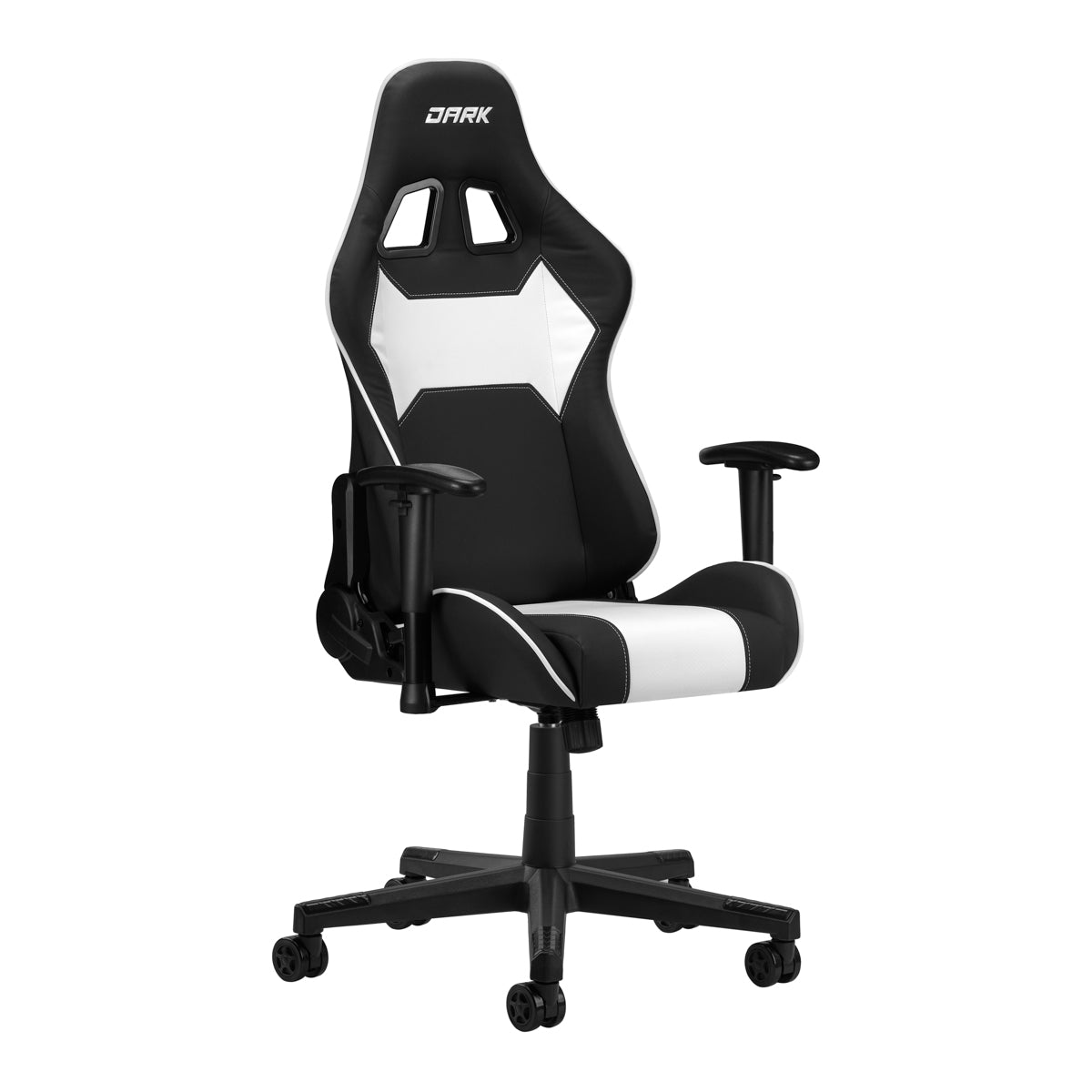 DARK Black / Weiß gaming chair