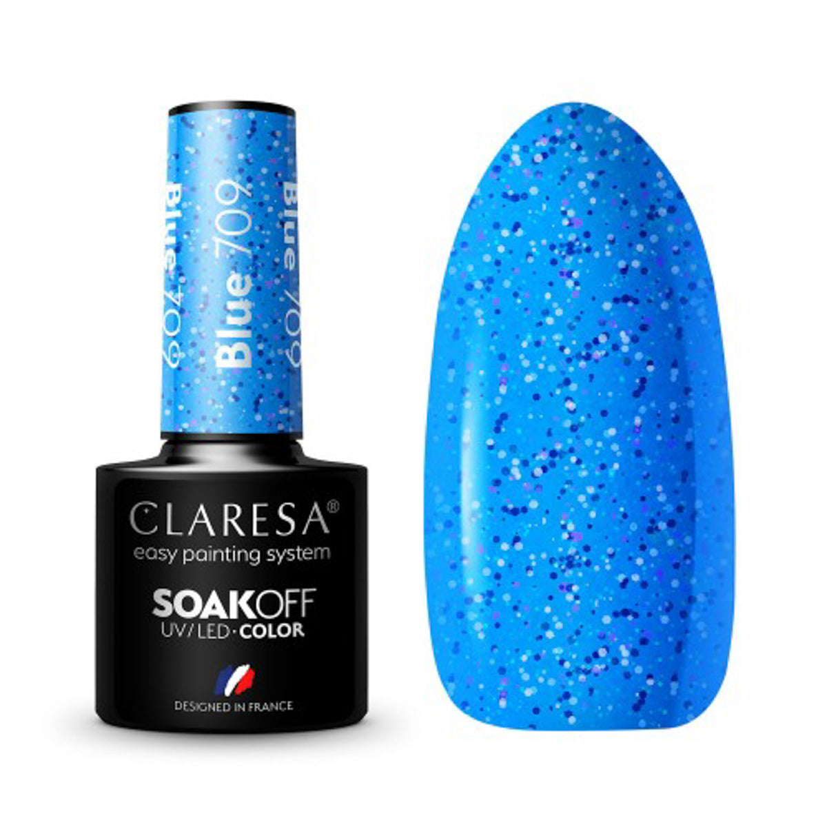 CLARESA Gel Politur BLAU 709 -5g