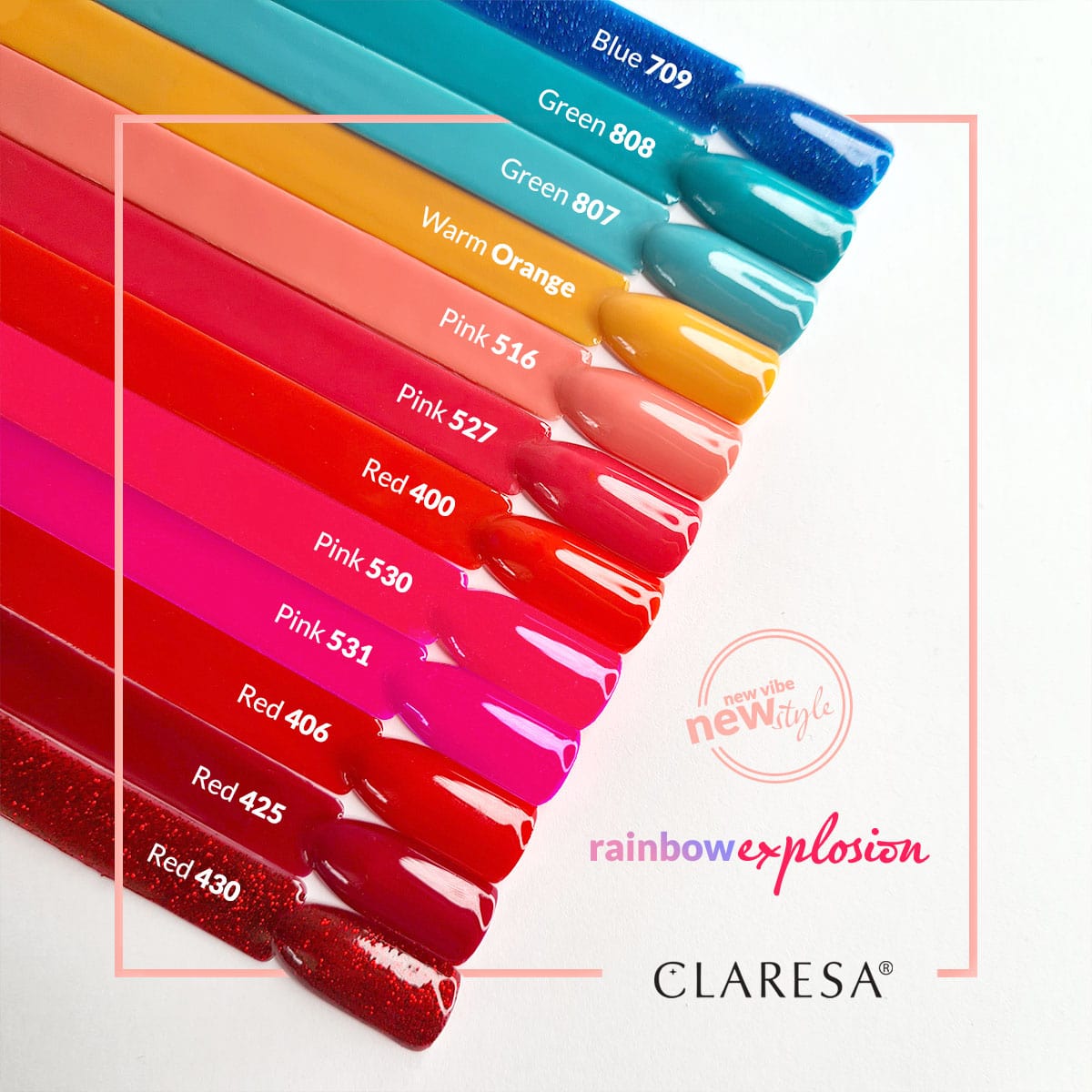 CLARESA Gel Politur BLAU 709 -5g