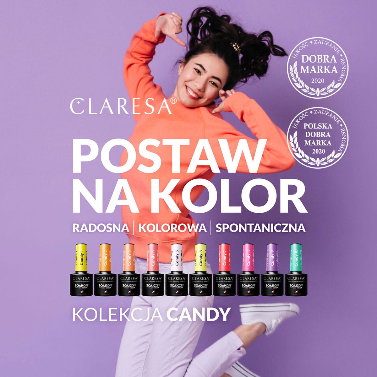 CLARESA Hybrid Politur CANDY 10 -5g