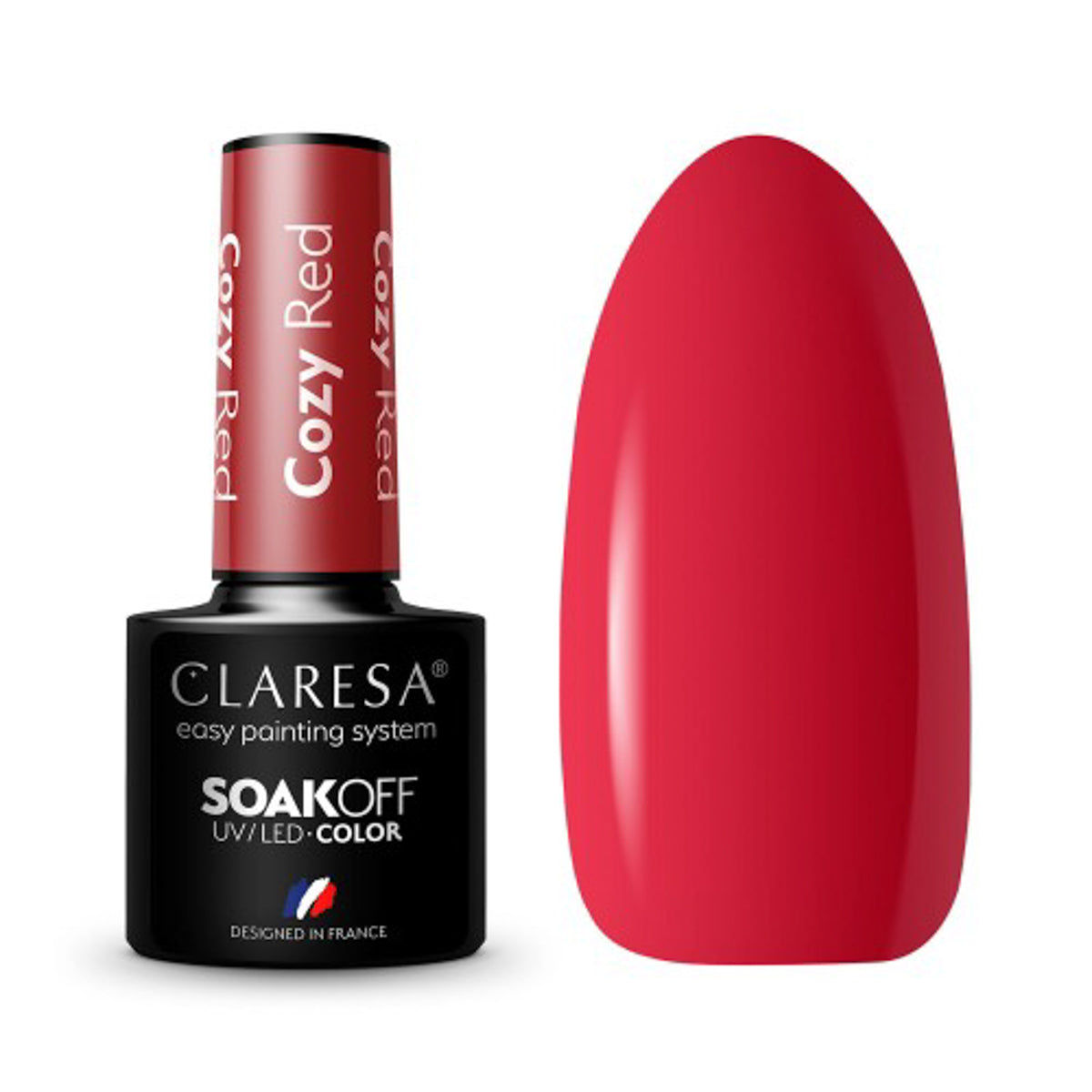 CLARESA Gel Politur COZY RED -5g