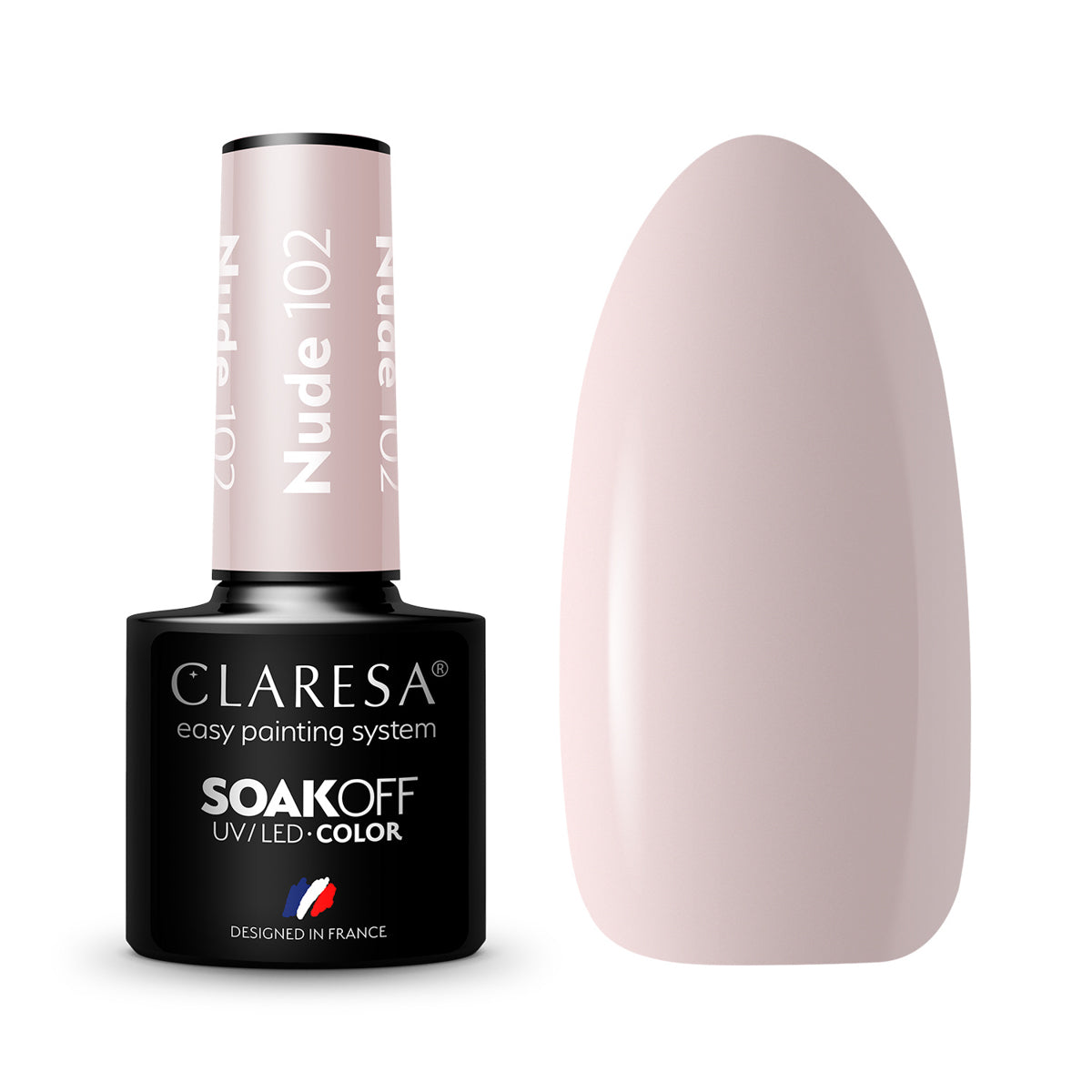 CLARESA Gel Politur NUDE 102 -5g