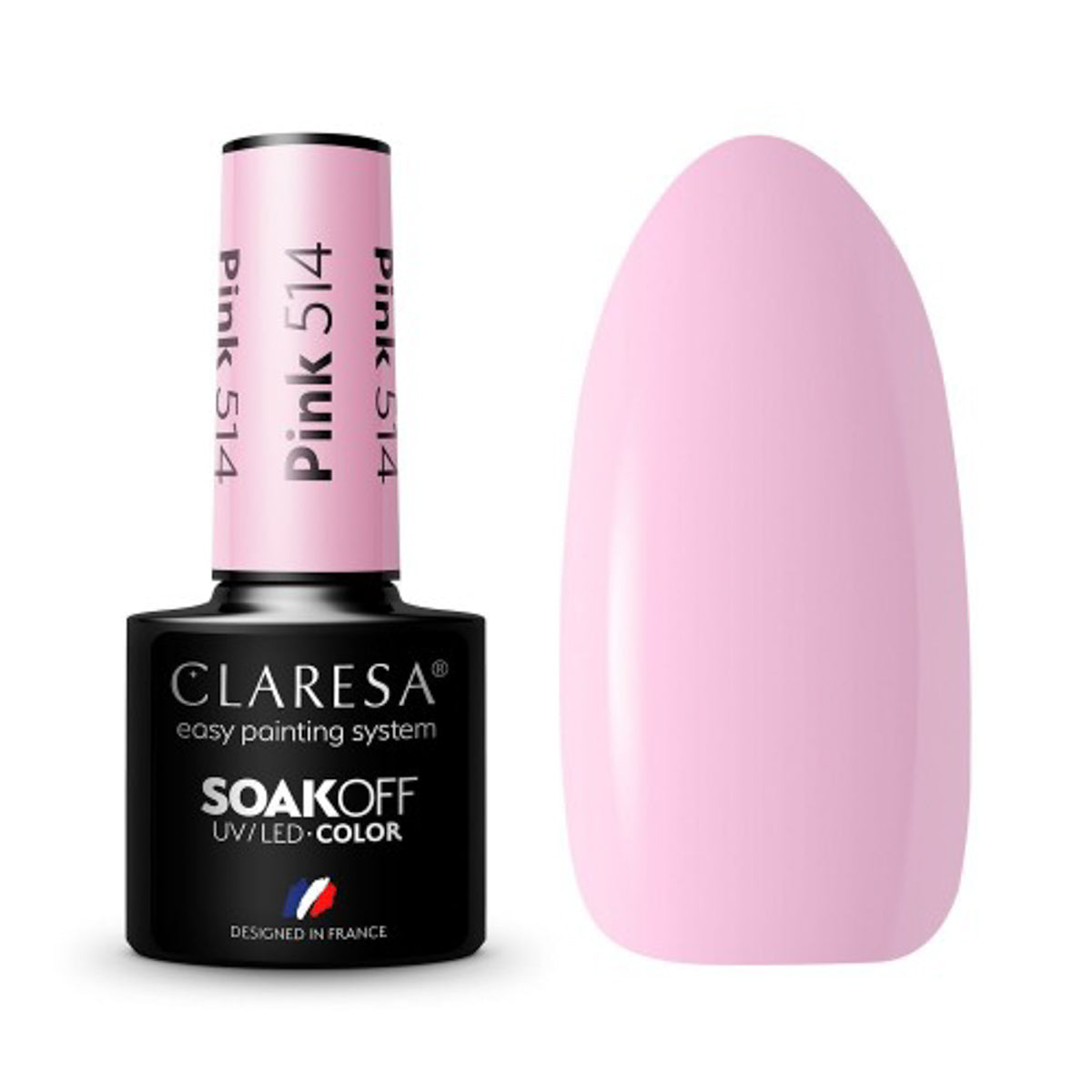 CLARESA Gel Politur PINK 514 -5g