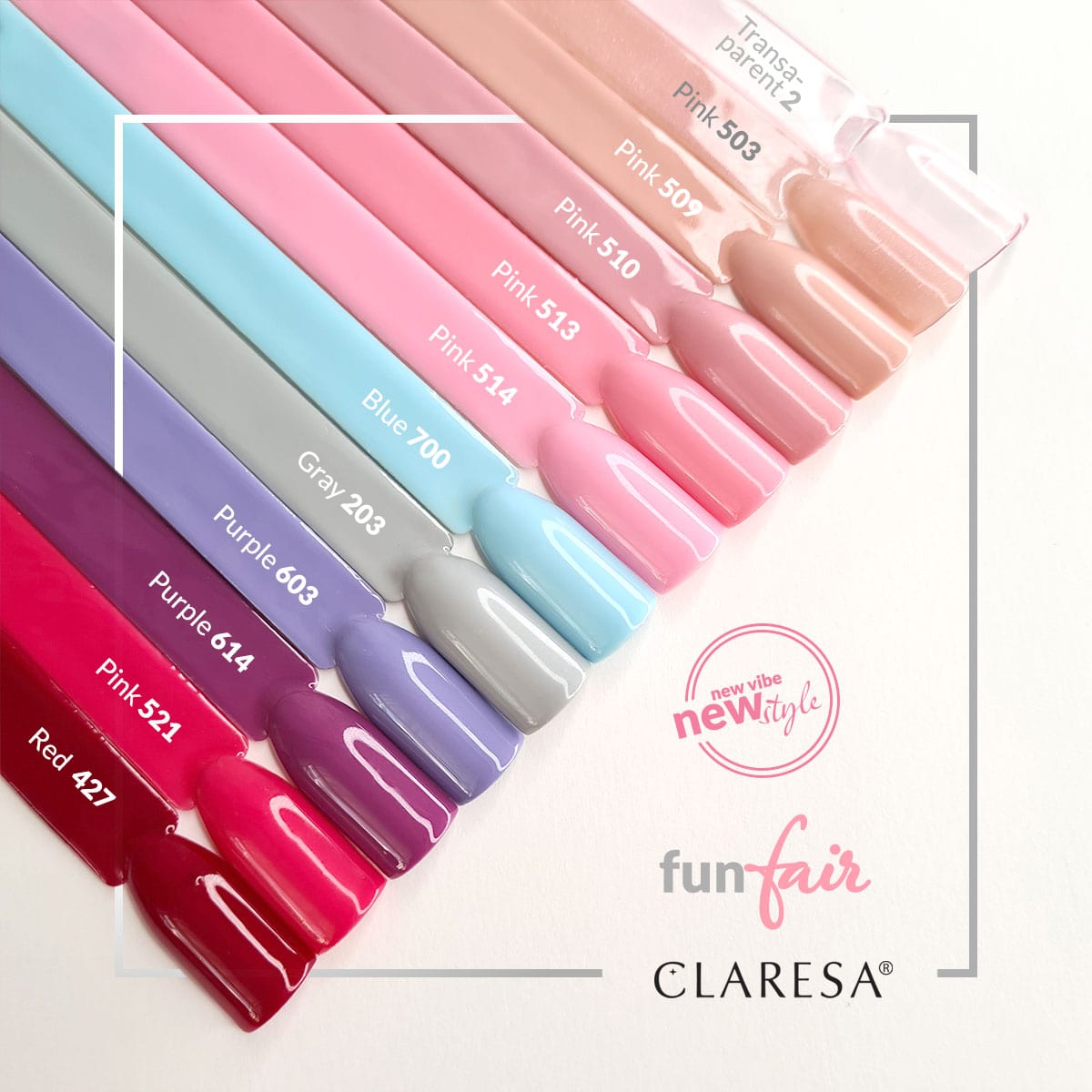 CLARESA Gel Politur PINK 514 -5g