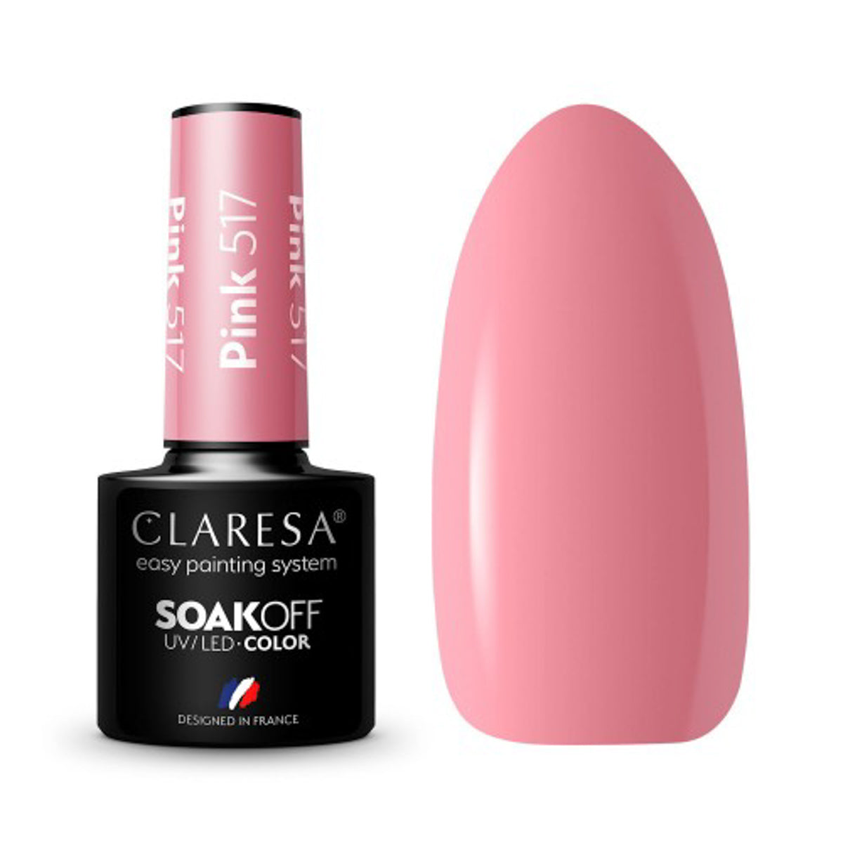 CLARESA Gel Politur PINK 517 -5g