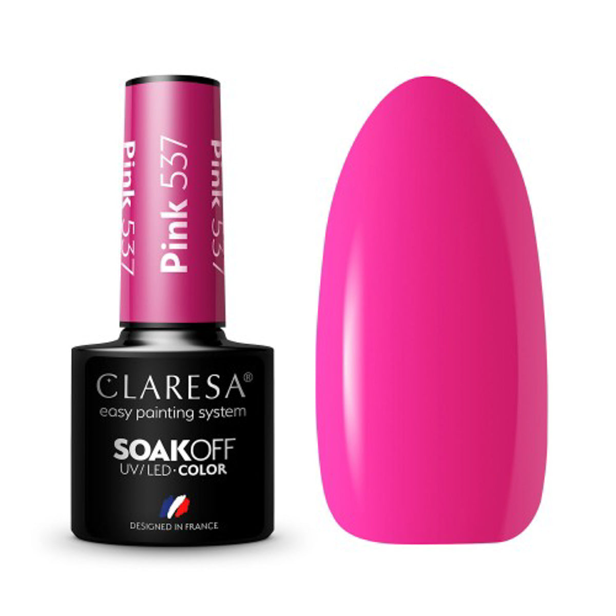 CLARESA Gel Politur PINK 537 -5g