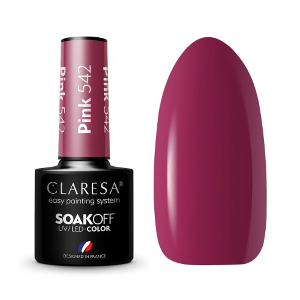 CLARESA Gel Politur PINK 542 -5g