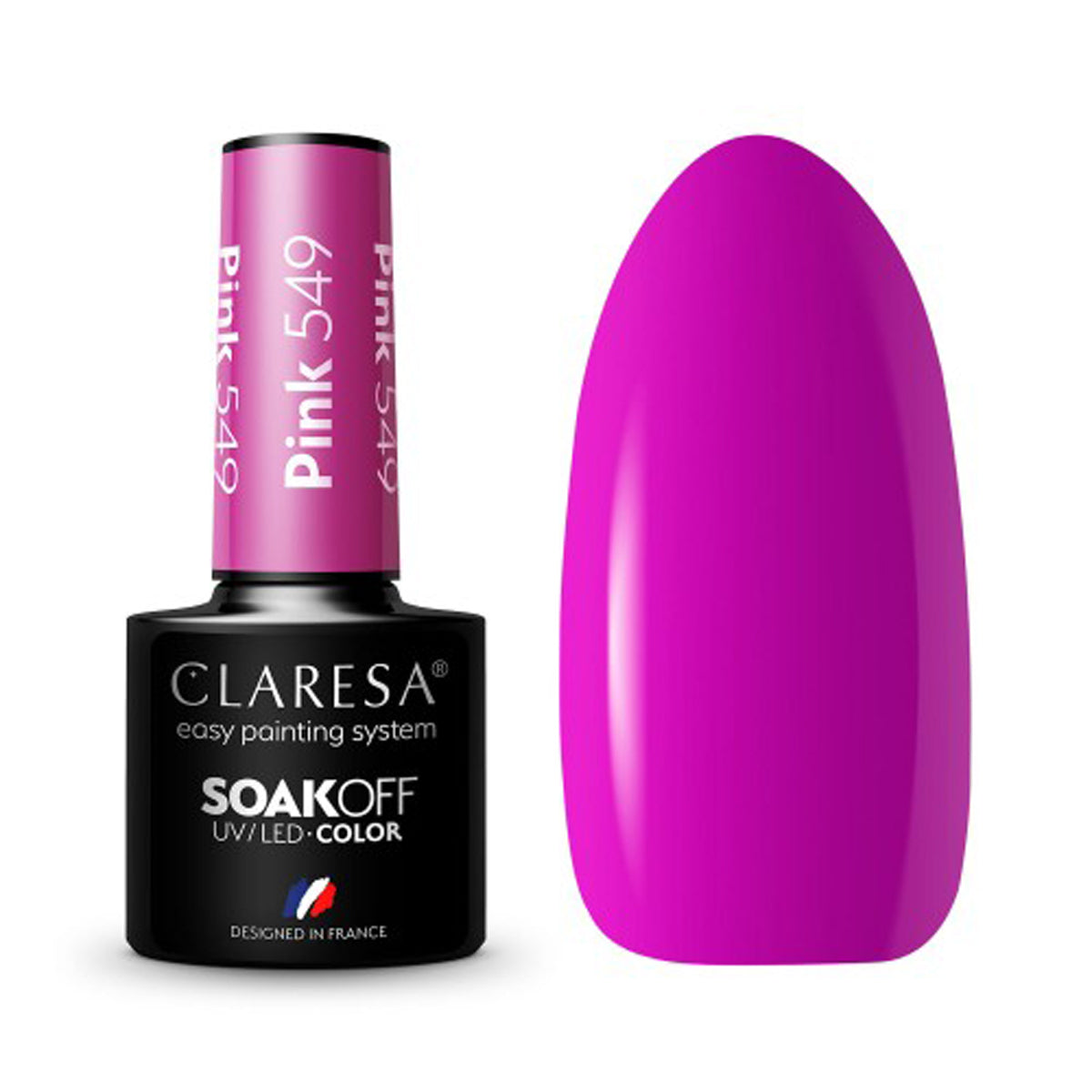 CLARESA Gel Politur PINK 549 -5g