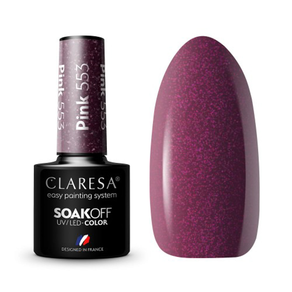 CLARESA Gel Politur PINK 553 -5g