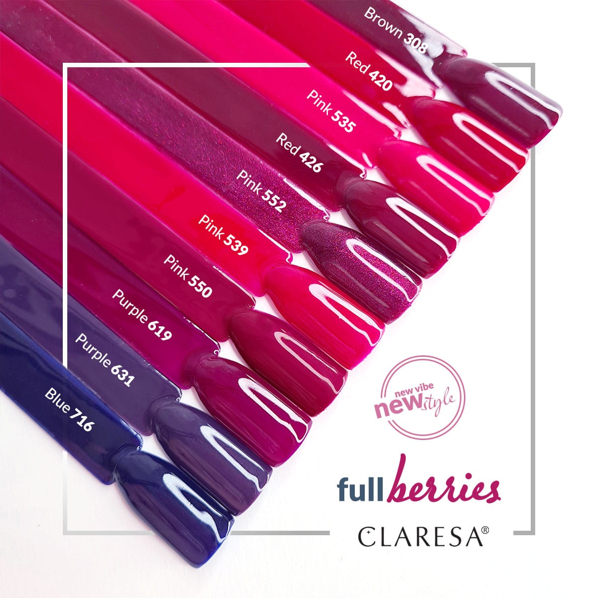 CLARESA Gel Politur LILA 619 -5g