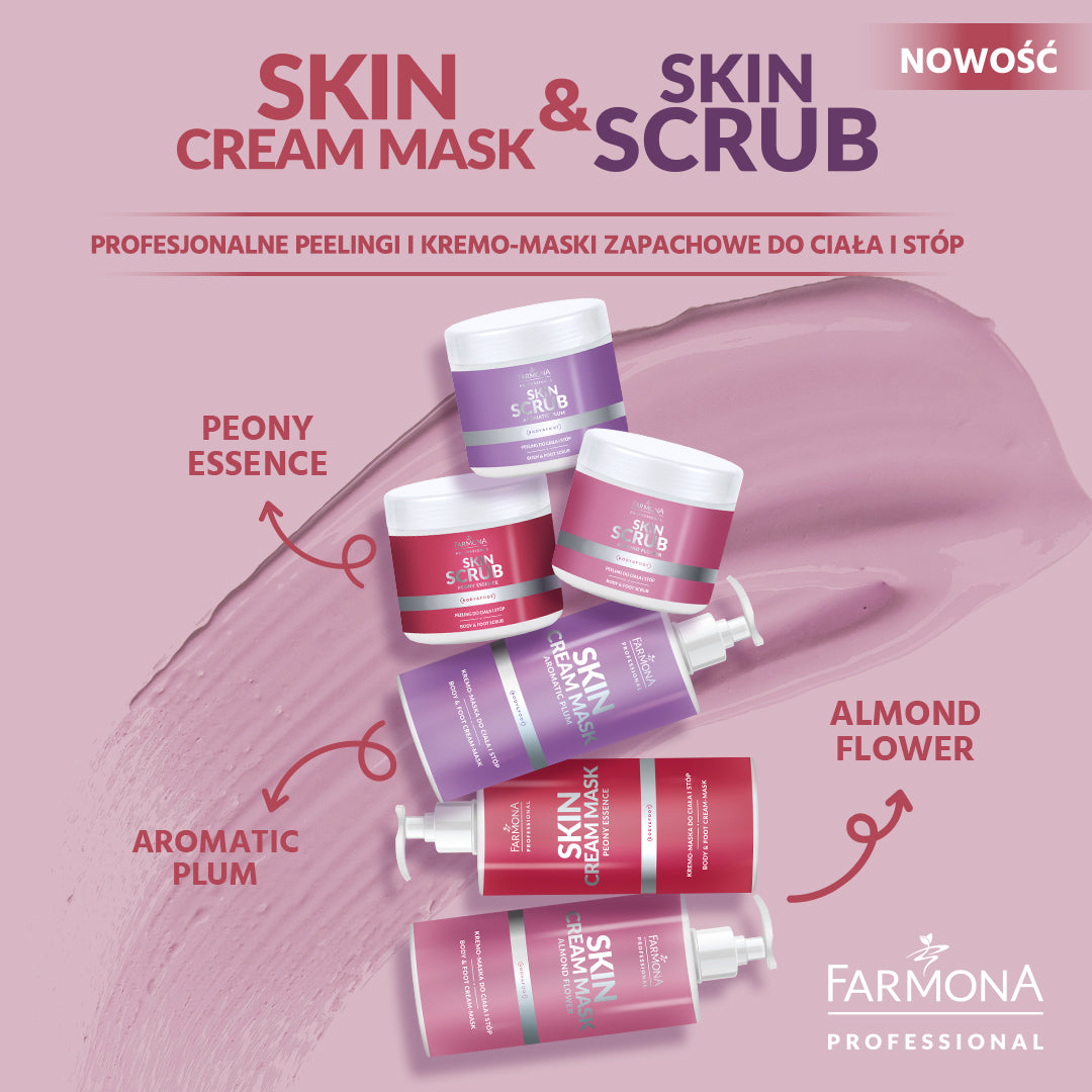 Farmona Hautcreme-Maske aromatische Pflaumen-Creme-Maske für Körper und Füße Pflaume 500 ml
